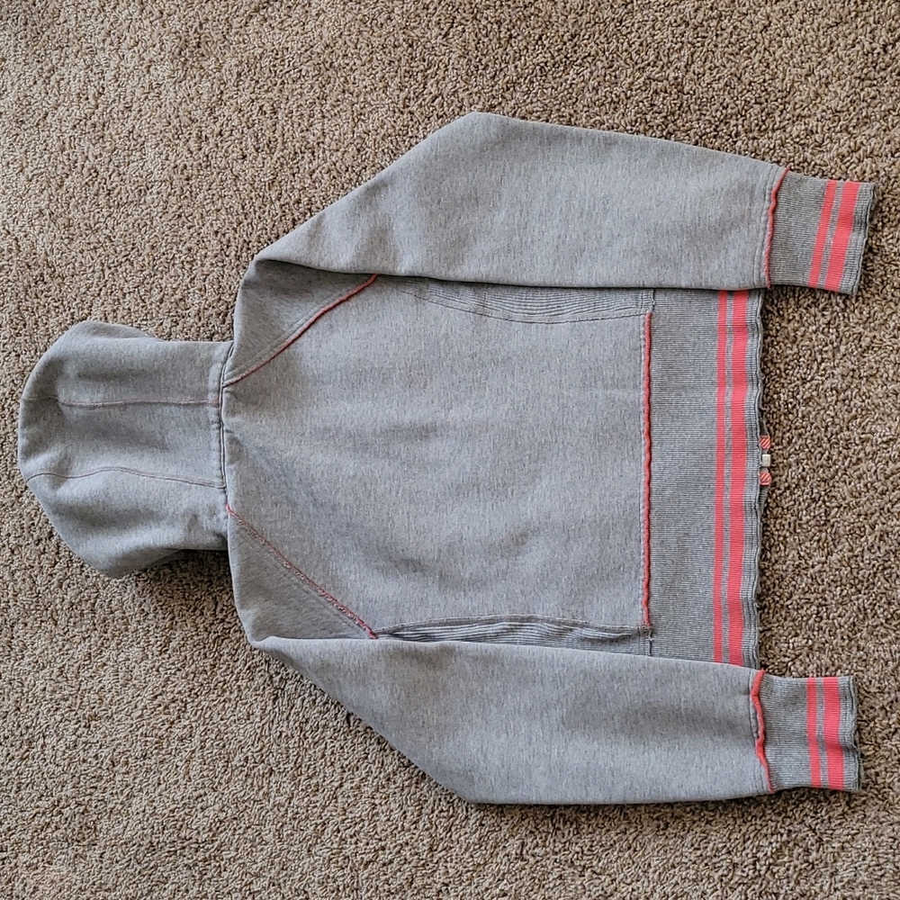 Lululemon gray pink scuba hoodie Size 6 - Picture 9 of 10